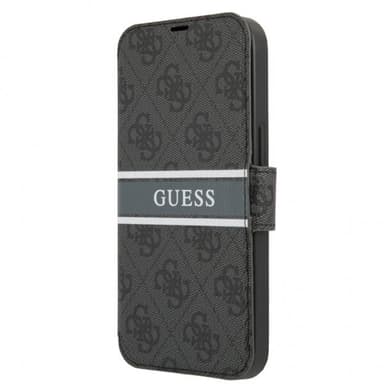 Guess iPhone 13 Mini Kotelo Printed Stripe Harmaa