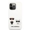 Karl Lagerfeld iPhone 13 Pro Max Kuori Karl & Choupette Valkoinen