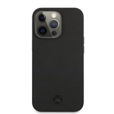 Mercedes Benz iPhone 13 Pro Kuori Metal Logo Musta