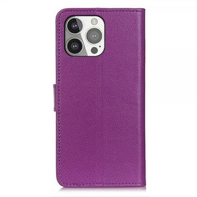 Nordic Covers iPhone 13 Pro Kotelo Litchi Violetti