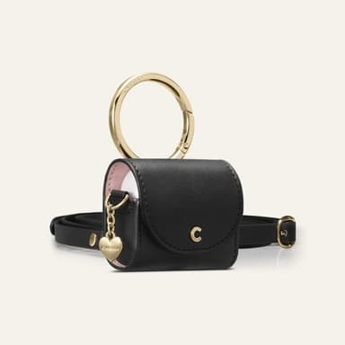 AirPods 3 Kuori Mini Bag Classic Leather Black