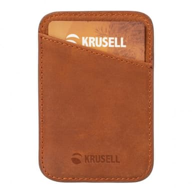 Krusell Korttipidike MagSafe Wallet Cognac