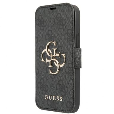 Guess iPhone 13 Mini Kotelo Metal Logo Harmaa