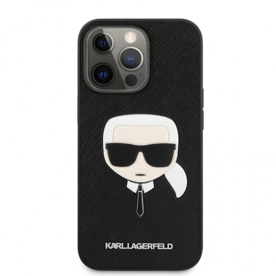 Karl Lagerfeld iPhone 13 Pro Kuori Embossed Karl Musta