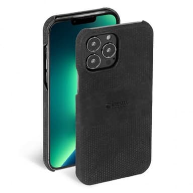 Krusell iPhone 13 Pro Max Kuori Leather Cover Musta