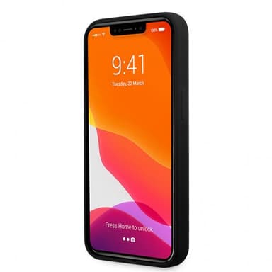 Mercedes Benz iPhone 13 Pro Max Kuori Liquid Silicone Musta