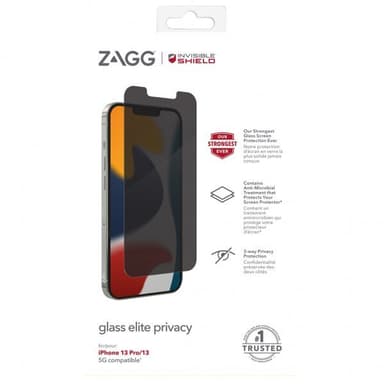 Zagg iPhone 14/13/13 Pro Glass Elite Privacy näytönsuoja