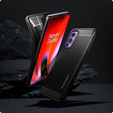 Spigen OnePlus Nord 2 5G Kuori Rugged Armor Matte Black