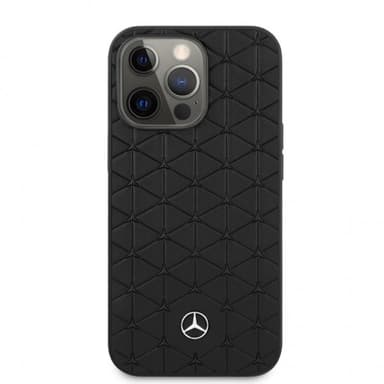 Mercedes Benz iPhone 13 Pro Max Kuori Tikattu Musta