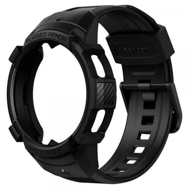 Spigen Samsung Galaxy Watch 4 Classic 42mm Kuori Rugged Armor Pro Musta