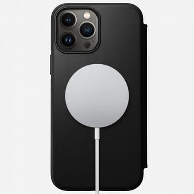 NOMAD iPhone 13 Pro Max Kotelo Rugged Folio Musta