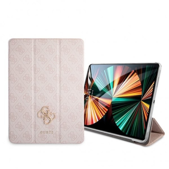 Guess iPad Pro 11 2020/2021 Kotelo 4G Logo Vaaleanpunainen