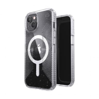 Speck iPhone 13 Kuori Presidio Perfect-Clear with Grips Glitter MagSafe