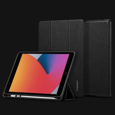 Spigen iPad 10.2 Kotelo Urban Fit Musta