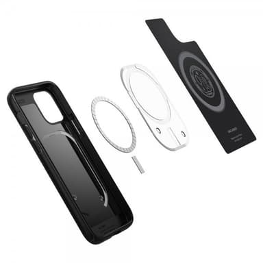 Spigen iPhone 12/iPhone 12 Pro Suojakuori Mag Armor Matte Black