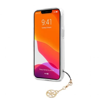 Guess iPhone 13 Mini Kuori Stripe Charm Ruskea