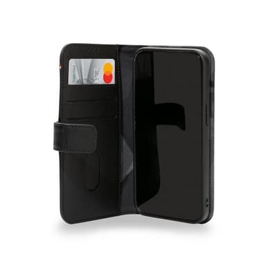 Decoded iPhone 13 Kotelo Leather Detachable Wallet Musta