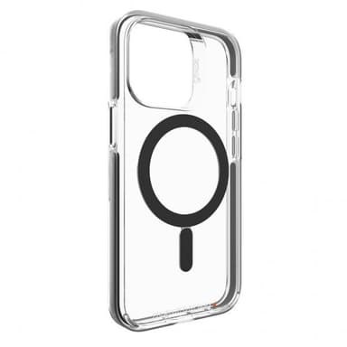 Gear4 iPhone 13 Pro Kuori Santa Cruz Snap Transparent Musta