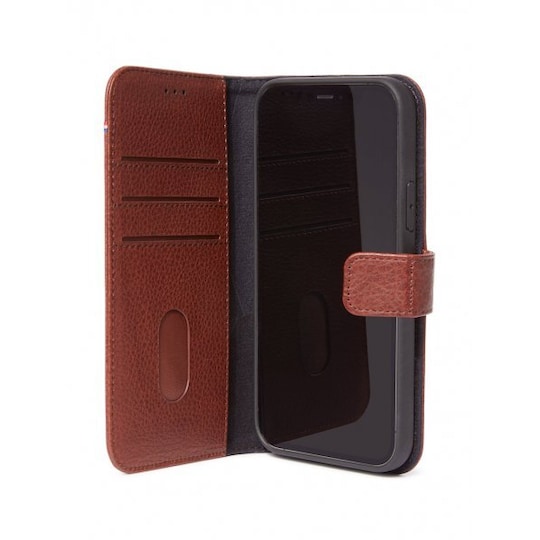 Decoded iPhone 13 Mini Kotelo Leather Detachable Wallet Chocolate Brown
