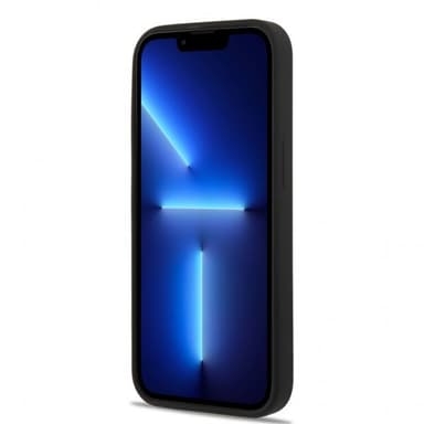 Karl Lagerfeld iPhone 13 Kuori Liquid Silicone Musta