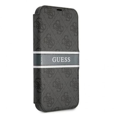 Guess iPhone 13 Mini Kotelo Printed Stripe Harmaa