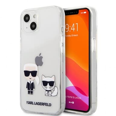 Karl Lagerfeld iPhone 13 Kuori Choupette Läpinäkyvä