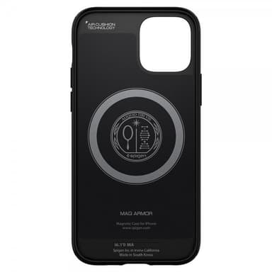 Spigen iPhone 12/iPhone 12 Pro Suojakuori Mag Armor Matte Black