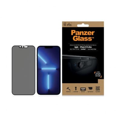 iPhone 13 Pro Max Näytönsuoja Edge-to-Edge CamSlider Privacy