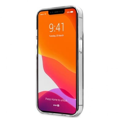 BMW iPhone 13 Pro Max Kuori Tricolor Stripe Läpinäkyvä Musta