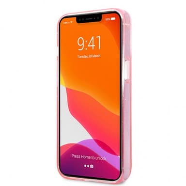 Karl Lagerfeld iPhone 13 Pro Max Kuori Full Glitter Vaaleanpunainen