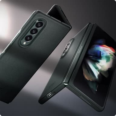 Spigen Samsung Galaxy Z Fold3 Kuori Enzo Classic Green