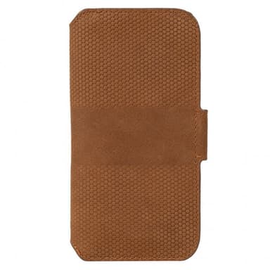 Krusell iPhone 13 Mini Kotelo Leather PhoneWallet Cognac