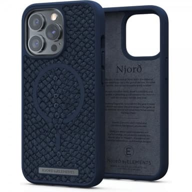 Njord by Elements iPhone 13 Pro Max Kuori Salmon Series Sininen