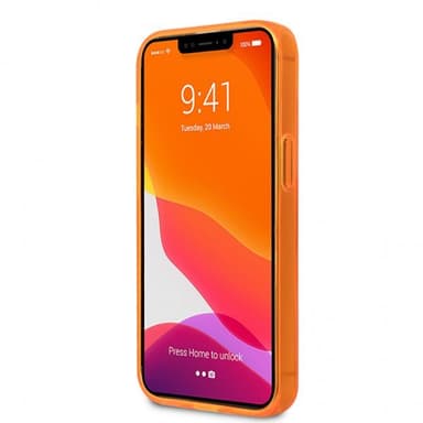 Karl Lagerfeld iPhone 13 Mini Kuori Fluo Oranssi
