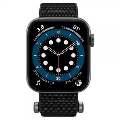 Spigen Apple Watch 42/44/45mm/Apple Watch Ultra Ranneke DuraPro Flex Musta