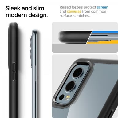 Spigen OnePlus Nord 2 5G Kuori Ultra Hybrid Matte Black