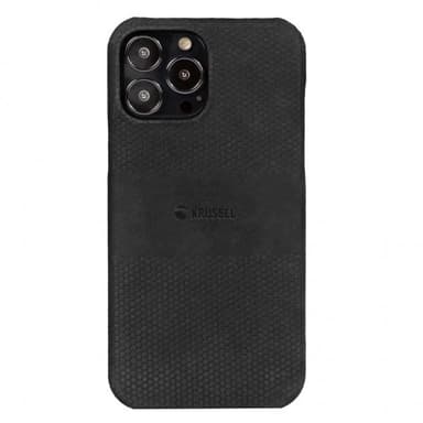 Krusell iPhone 13 Pro Max Kuori Leather Cover Musta
