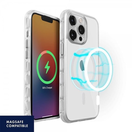 LAUT iPhone 13 Pro Max Kuori Crystal Matter Tinted Series MagSafe Polar