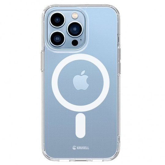 Krusell iPhone 13 Pro Kuori MagSafe Clear Cover Läpinäkyvä Kirkas