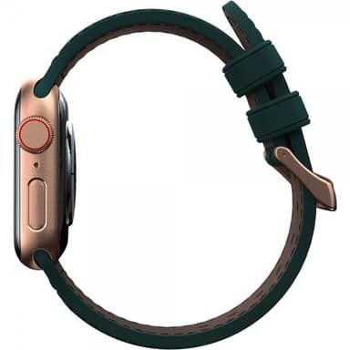 Njord by Elements Apple Watch 42/44/45mm/Apple Watch Ultra Ranneke Salmon Series Vihreä