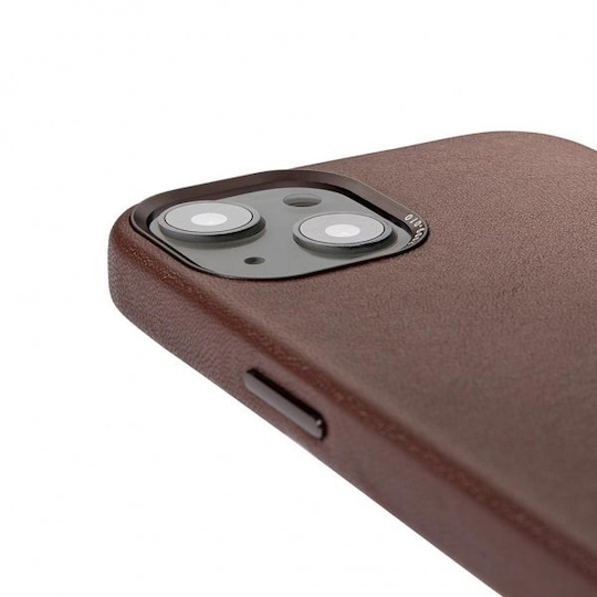 Decoded iPhone 13 Kuori Leather Backcover Chocolate Brown