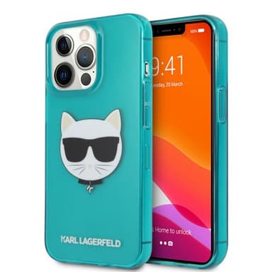 Karl Lagerfeld iPhone 13 Pro Kuori Fluo Sininen