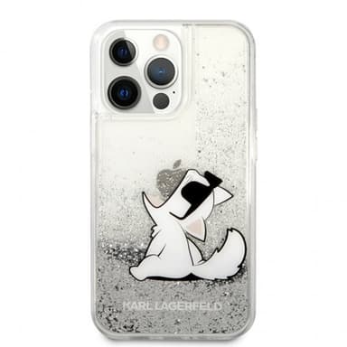 Karl Lagerfeld iPhone 13 Pro Max Kuori Liquid Glitter Hopea
