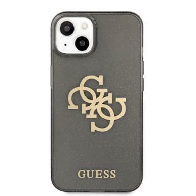 Guess iPhone 13 Mini Kuori Full Glitter Musta