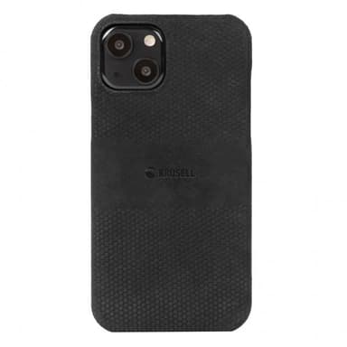 Krusell iPhone 13 Mini Kuori Leather Cover Musta