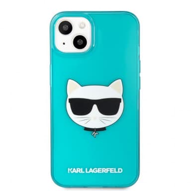 Karl Lagerfeld iPhone 13 Mini Kuori Fluo Sininen