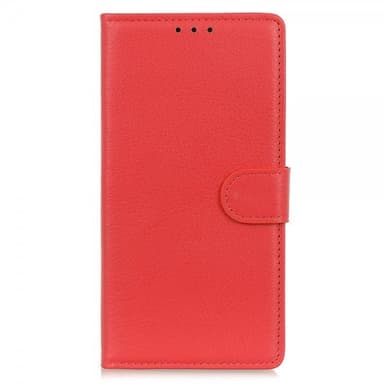 Nordic Covers iPhone 13 Pro Kotelo Litchi Punainen