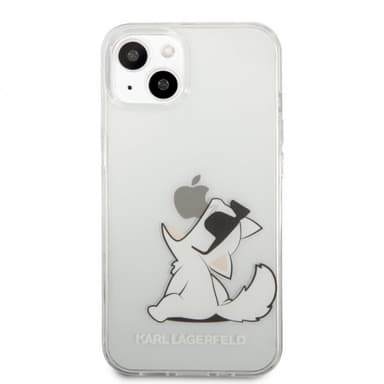 Karl Lagerfeld iPhone 13 Mini Kuori Choupette Fun Läpinäkyvä