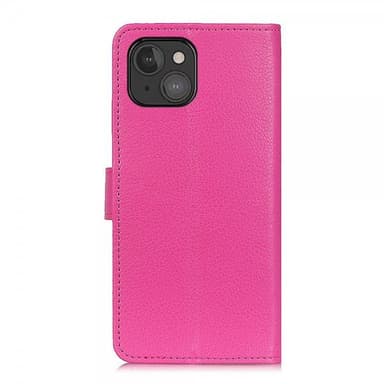 Nordic Covers iPhone 13 Mini Kotelo Litchi Magenta