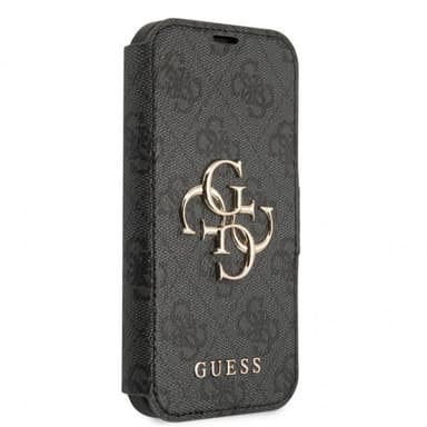 Guess iPhone 13 Mini Kotelo Metal Logo Harmaa